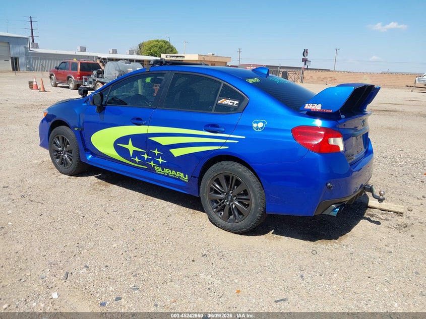 2016 Subaru Wrx VIN JF1VA1B60G9818981 IAAI salvage auction — RIGHT SIDE, Salvage Title, sold $3,650 on 2026-08-24 (photo 3)