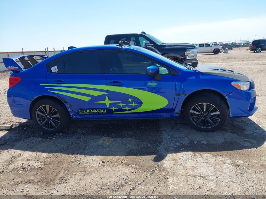2016 Subaru Wrx VIN JF1VA1B60G9818981 IAAI salvage auction — RIGHT SIDE, Salvage Title, sold $3,650 on 2026-08-24 (photo 6)