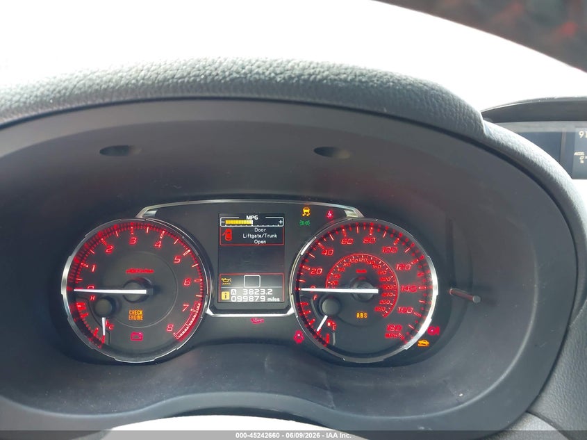 2016 Subaru Wrx VIN JF1VA1B60G9818981 IAAI salvage auction — RIGHT SIDE, Salvage Title, sold $3,650 on 2026-08-24 (photo 7)