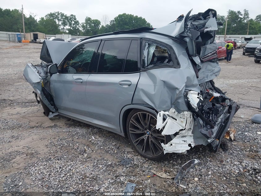 2022 BMW X3 VIN 5UX43DP02N9N32504 IAAI salvage auction — ROLLOVER, Bill Of Sale (Georgia), sold $25 on 2026-07-22 (photo 3)
