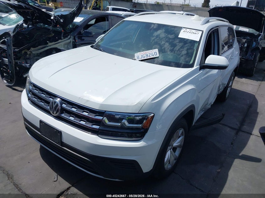 2019 Volkswagen Atlas VIN 1V2AP2CA2KC515548 IAAI salvage auction — SIDE, Salvage Title, sold $3,550 on 2026-07-29 (photo 2)