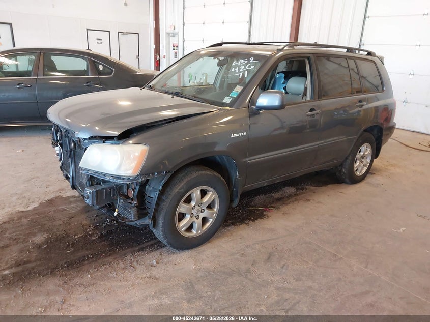 2003 Toyota Highlander VIN JTEHF21A930136440 IAAI salvage auction — NORMAL WEAR, Clear (Michigan), sold $700 on 2026-07-07 (photo 2)