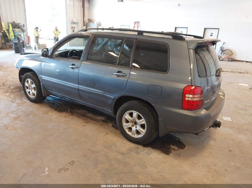 2003 Toyota Highlander VIN JTEHF21A930136440 IAAI salvage auction — NORMAL WEAR, Clear (Michigan), sold $700 on 2026-07-07 (photo 3)