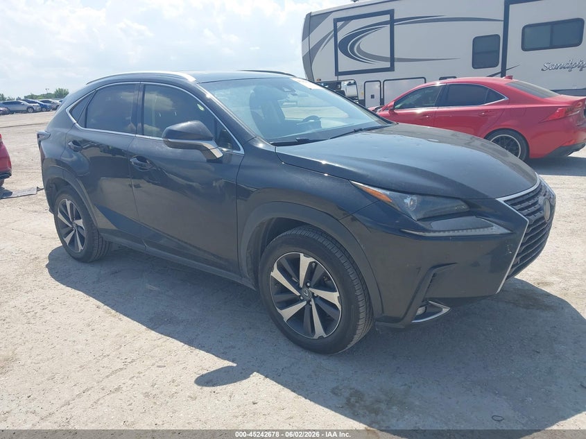 2019 Lexus Nx VIN JTJBARBZ0K2195818 IAAI salvage auction — HAIL, Original (Texas), sold $13,800 on 2026-07-29 (photo 1)