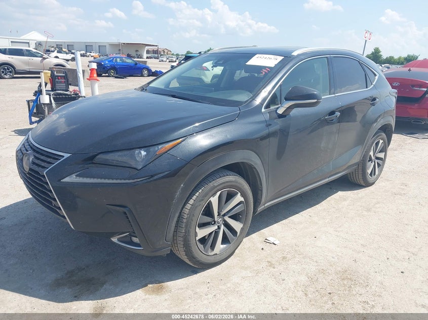 2019 Lexus Nx VIN JTJBARBZ0K2195818 IAAI salvage auction — HAIL, Original (Texas), sold $13,800 on 2026-07-29 (photo 2)