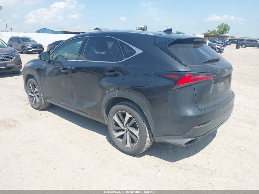 2019 Lexus Nx VIN JTJBARBZ0K2195818 IAAI salvage auction — HAIL, Original (Texas), sold $13,800 on 2026-07-29 (photo 3)