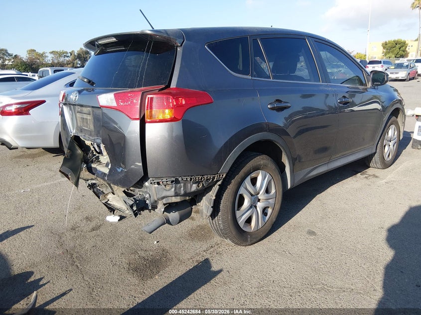 2015 Toyota Rav 4 VIN JTMZFREVXFJ047490 IAAI salvage auction — REAR END, Salvage Title, sold $4,500 on 2026-07-16 (photo 4)