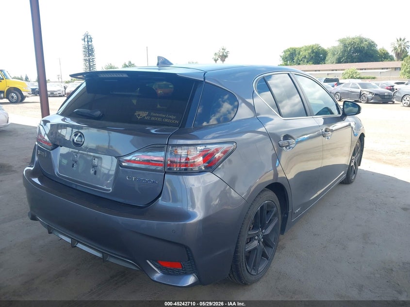 2015 Lexus Ct VIN JTHKD5BH1F2212009 IAAI salvage auction — FRONT END, Salvage Title, sold $2,250 on 2026-07-28 (photo 4)