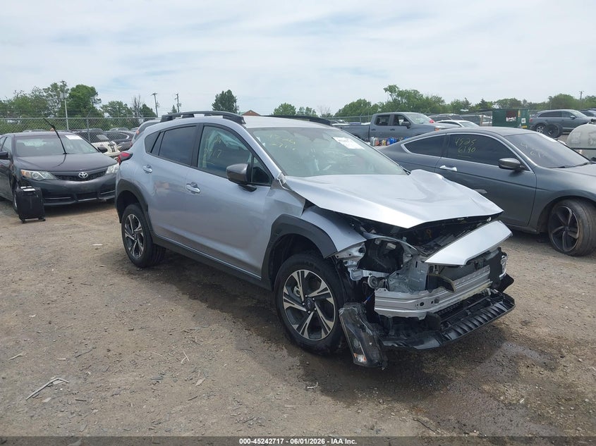 2025 Subaru Xv VIN JF2GUHDC8S8290791 IAAI salvage auction — FRONT END, Salvage Title, sold $1,800 on 2026-07-21 (photo 1)