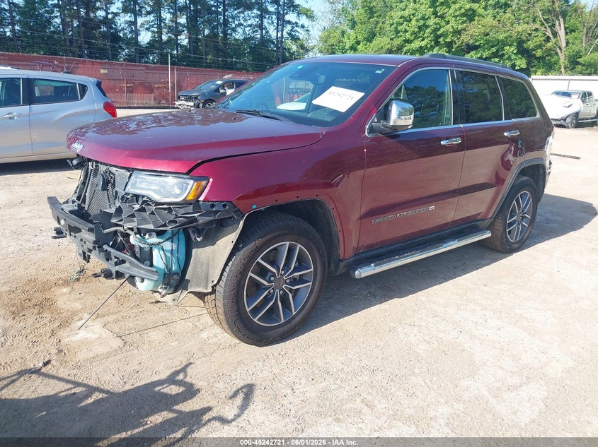 2022 Jeep Grand cherokee VIN 1C4RJFBG4NC123128 IAAI salvage auction — FRONT END, Salvage Title, sold $8,300 on 2026-08-12 (photo 2)