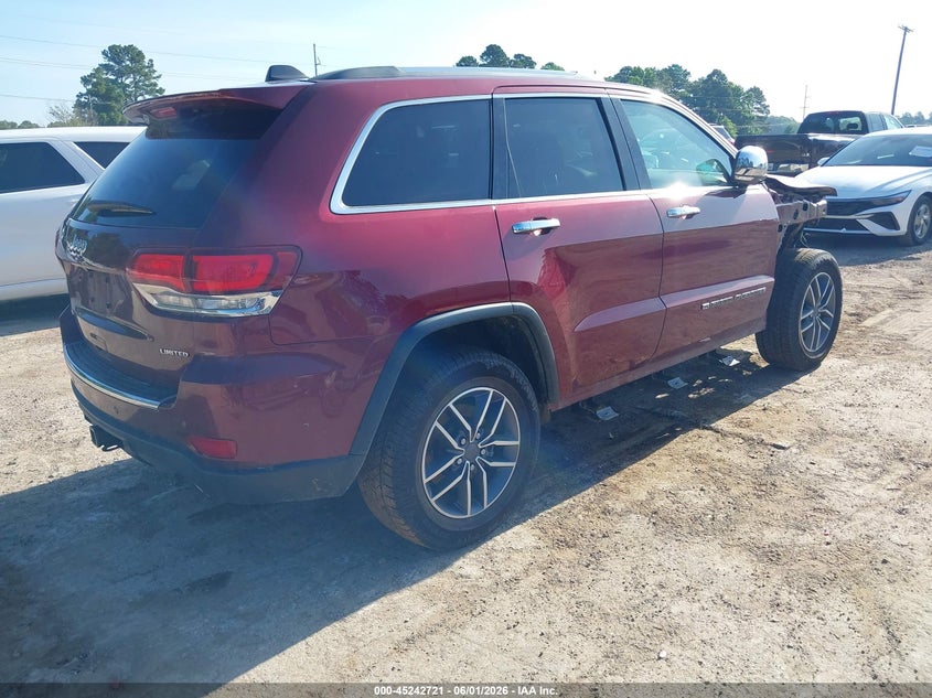 2022 Jeep Grand cherokee VIN 1C4RJFBG4NC123128 IAAI salvage auction — FRONT END, Salvage Title, sold $8,300 on 2026-08-12 (photo 4)