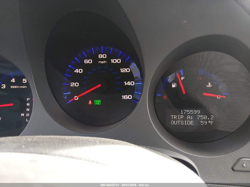 2005 Acura Tl VIN 19UUA66275A082466 IAAI salvage auction — NORMAL WEAR, Original (Alaska), sold $350 on 2026-07-24 (photo 7)
