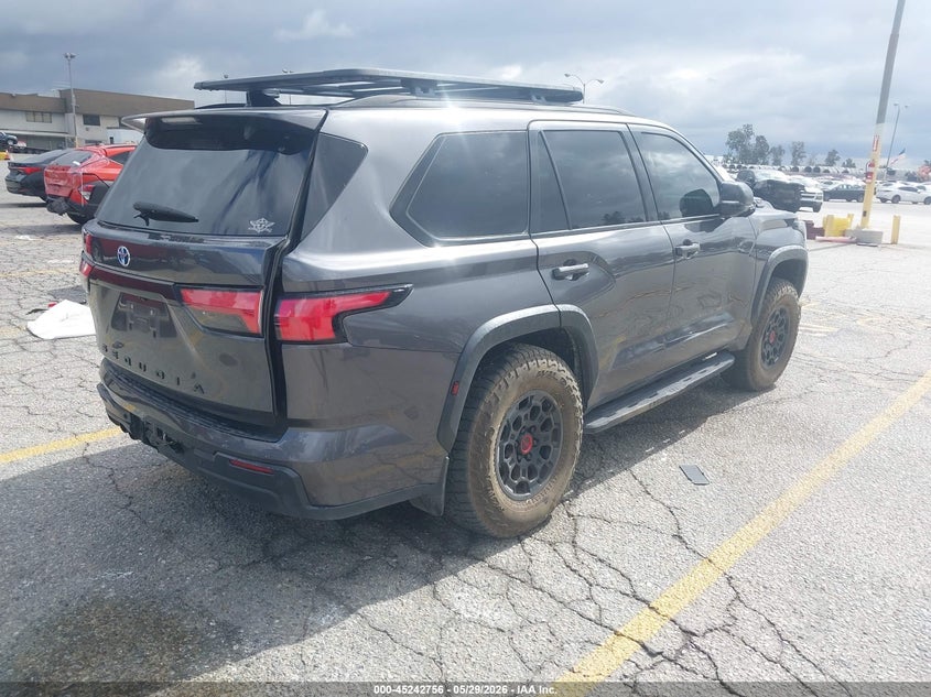 2023 Toyota Sequoia VIN 7SVAAABA7PX019214 IAAI salvage auction — FRONT & REAR, Salvage Title, sold $30,100 on 2026-07-14 (photo 4)