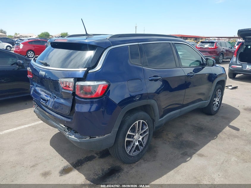 2019 Jeep Compass VIN 3C4NJDAB8KT599522 IAAI salvage auction — REAR END, Salvage Title, sold $2,950 on 2026-08-01 (photo 4)