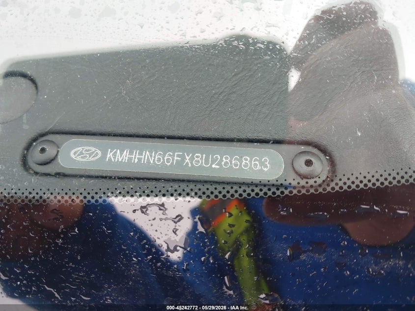 2008 Hyundai Tiburon VIN KMHHN66FX8U286863 IAAI salvage auction — SIDE, Salvage (Oregon), sold $200 on 2026-07-29 (photo 9)