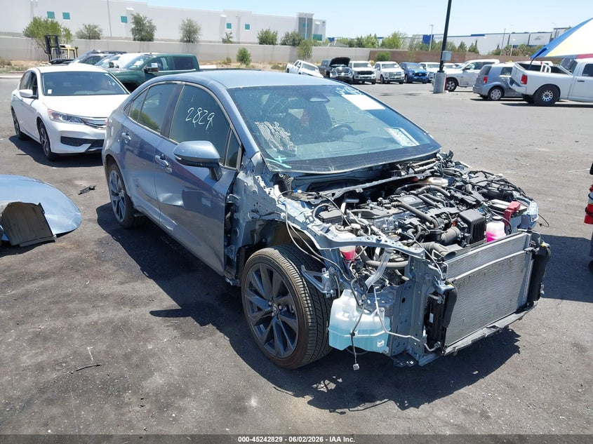 2024 Toyota Corolla VIN JTDBCMFE1R3034499 IAAI salvage auction — FRONT END, Salvage Title, sold $6,400 on 2026-07-16 (photo 1)