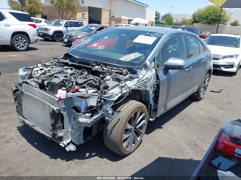 2024 Toyota Corolla VIN JTDBCMFE1R3034499 IAAI salvage auction — FRONT END, Salvage Title, sold $6,400 on 2026-07-16 (photo 2)