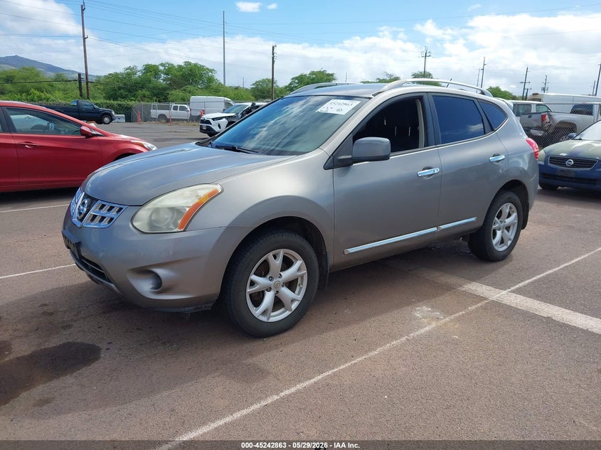 2011 Nissan Rogue VIN JN8AS5MT1BW569055 IAAI salvage auction — NORMAL WEAR, Clear (Hawaii), sold $1,000 on 2026-07-14 (photo 2)
