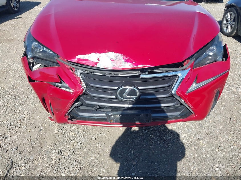 2015 Lexus Nx VIN JTJBARBZ8F2006998 IAAI salvage auction — FRONT END, Salvage Title, sold $5,600 on 2026-07-07 (photo 6)