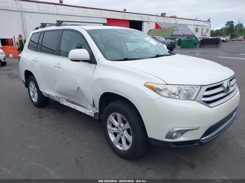 2012 Toyota Highlander VIN 5TDZA3EH9CS021256 IAAI salvage auction — RIGHT SIDE, Salvage (Oregon), sold $2,800 on 2026-07-09 (photo 1)