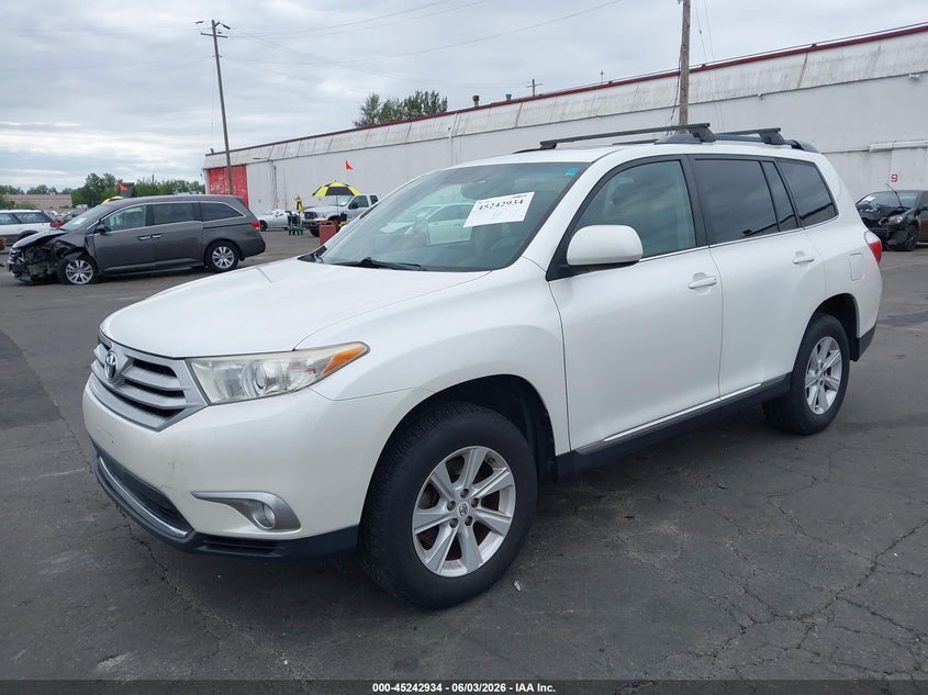 2012 Toyota Highlander VIN 5TDZA3EH9CS021256 IAAI salvage auction — RIGHT SIDE, Salvage (Oregon), sold $2,800 on 2026-07-09 (photo 2)