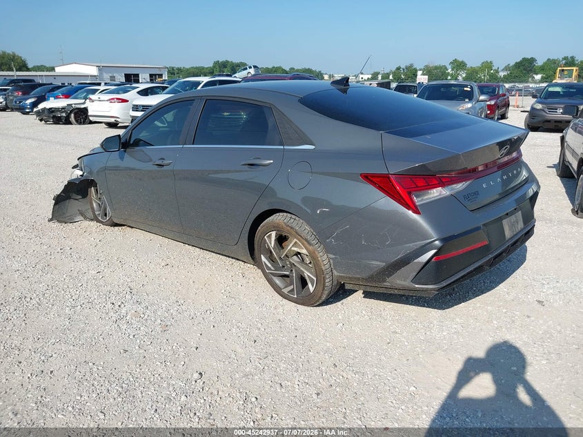 2024 Hyundai Elantra VIN KMHLS4DG0RU680697 IAAI salvage auction — NORMAL WEAR, Clear (Missouri), sold $5,300 on 2026-07-20 (photo 3)