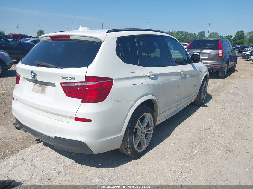 2013 BMW X3 VIN 5UXWX9C54D0A13410 IAAI salvage auction — NORMAL WEAR, Salvage Title, sold $650 on 2026-07-29 (photo 4)