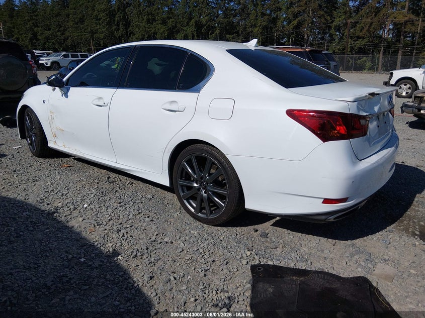 2014 Lexus Gs VIN JTHBE1BL2E5043741 IAAI salvage auction — SIDE, Salvage Title, sold $3,500 on 2026-07-22 (photo 3)