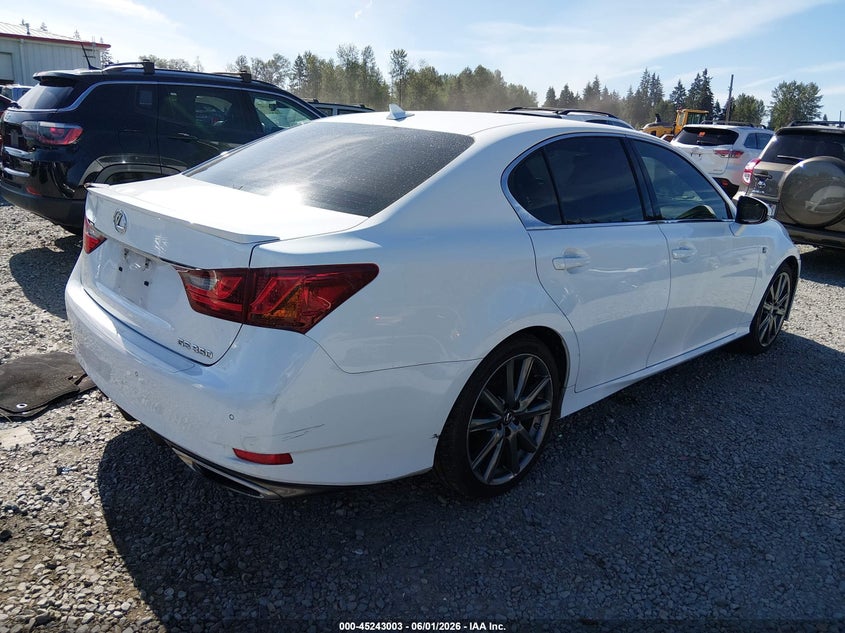 2014 Lexus Gs VIN JTHBE1BL2E5043741 IAAI salvage auction — SIDE, Salvage Title, sold $3,500 on 2026-07-22 (photo 4)