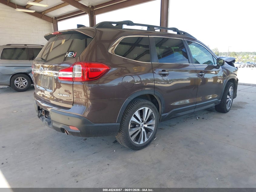 2020 Subaru Ascent VIN 4S4WMAHD6L3450584 IAAI salvage auction — FRONT END, Salvage Title, sold $3,400 on 2026-07-22 (photo 4)