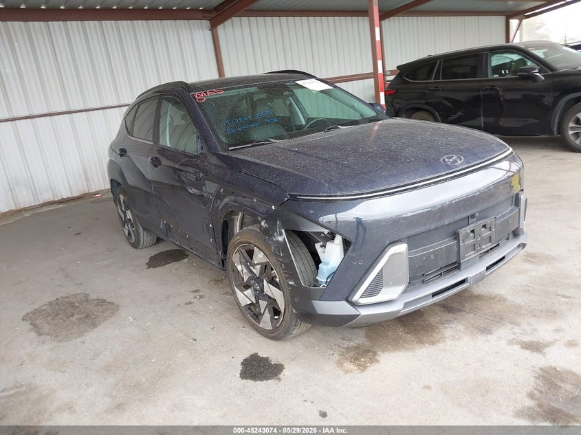2024 Hyundai Kona VIN KM8HE3A33RU110959 IAAI salvage auction — RIGHT FRONT, Salvage Title, sold $5,800 on 2026-07-23 (photo 1)