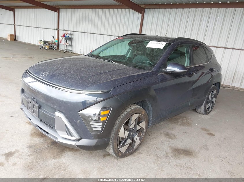 2024 Hyundai Kona VIN KM8HE3A33RU110959 IAAI salvage auction — RIGHT FRONT, Salvage Title, sold $5,800 on 2026-07-23 (photo 2)