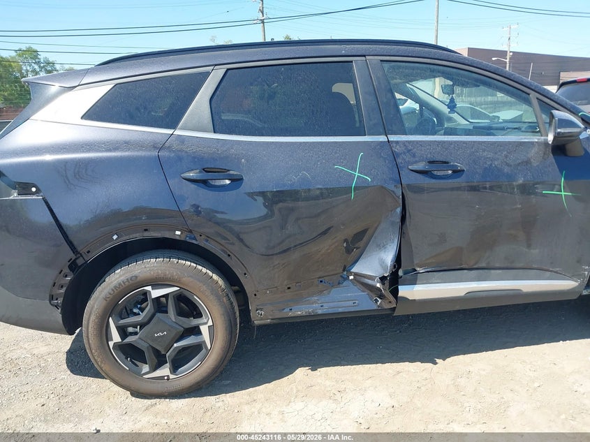 2026 Kia Sportage VIN 5XYK3CDFXTG407919 IAAI salvage auction — RIGHT SIDE, Clear (Michigan), sold $7,900 on 2026-07-30 (photo 6)