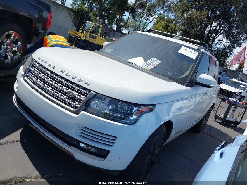 2014 Land rover RANGE ROVER VIN SALGS2TF3EA193033 IAAI salvage auction — ROOF, Salvage Title, sold $4,800 on 2026-07-15 (photo 2)