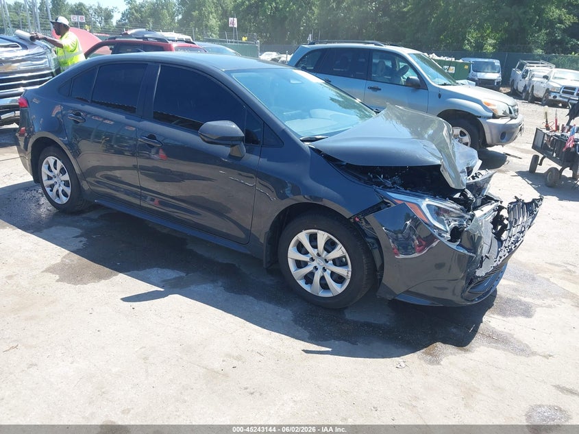 2026 Toyota Corolla VIN JTDBCMFE3T3119500 IAAI salvage auction — FRONT END, Salvage Title, sold $6,100 on 2026-08-02 (photo 1)