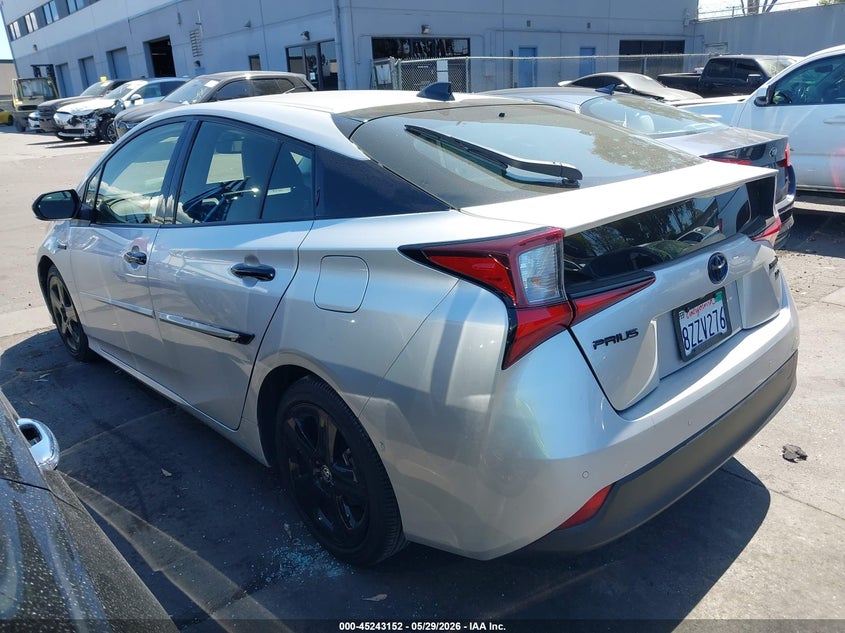 2022 Toyota Prius VIN JTDKAMFU5N3166494 IAAI salvage auction — REAR END, Salvage Title, sold $9,100 on 2026-07-11 (photo 3)