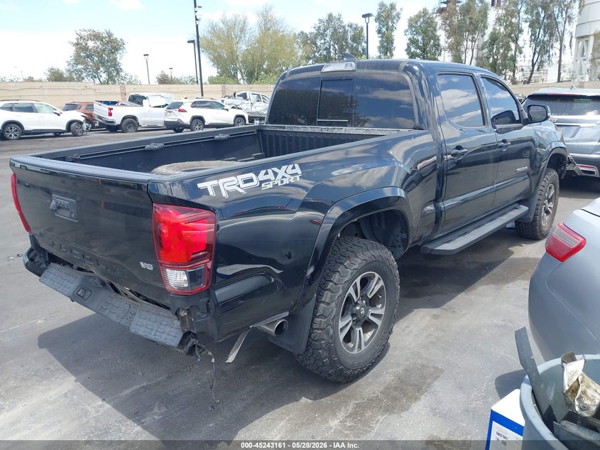 2018 Toyota Tacoma VIN 3TMDZ5BN3JM054100 IAAI salvage auction — FRONT & REAR, Salvage Certificate (California), sold $14,250 on 2026-07-31 (photo 4)