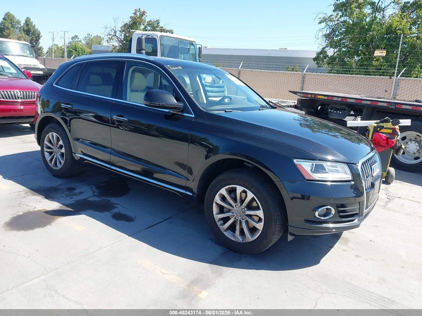 2016 Audi Q5 VIN WA1L2AFP6GA128100 IAAI salvage auction — NORMAL WEAR, Clear - Dealer Only (California), sold $3,525 on 2026-07-13 (photo 1)