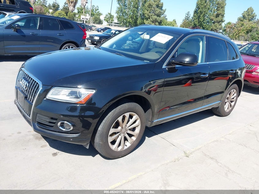 2016 Audi Q5 VIN WA1L2AFP6GA128100 IAAI salvage auction — NORMAL WEAR, Clear - Dealer Only (California), sold $3,525 on 2026-07-13 (photo 2)