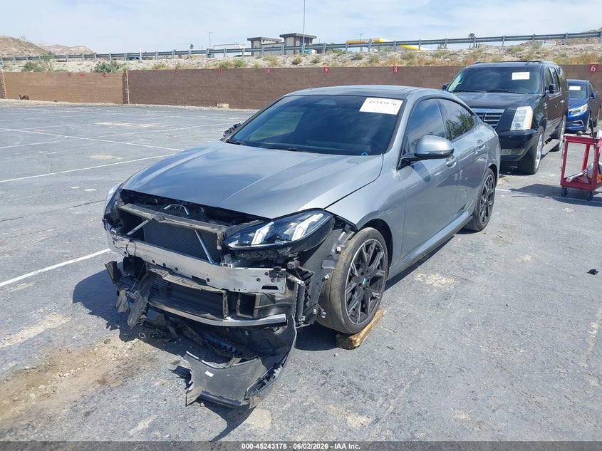 2026 BMW 2er VIN WBA83GG07T7T64529 IAAI salvage auction — FRONT END, Salvage Title, sold $15,750 on 2026-07-30 (photo 2)