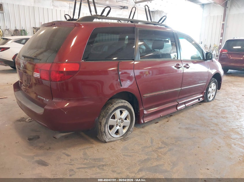 2005 Toyota Sienna VIN 5TDZA23C35S267059 IAAI salvage auction — NORMAL WEAR, Clear (Michigan), sold $925 on 2026-07-21 (photo 4)
