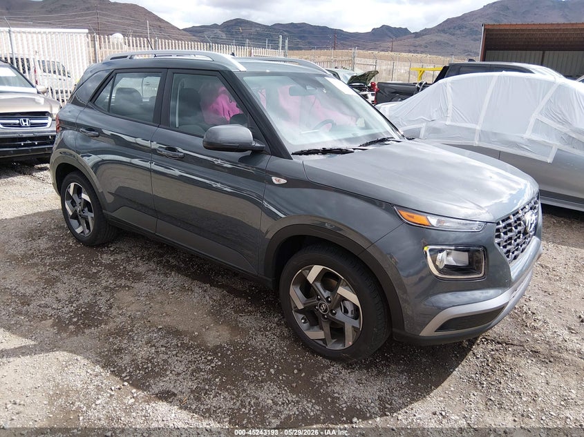 2026 Hyundai Venue VIN KMHRC8A39TU459123 IAAI salvage auction — LEFT SIDE, Salvage Title, sold $5,400 on 2026-07-17 (photo 1)