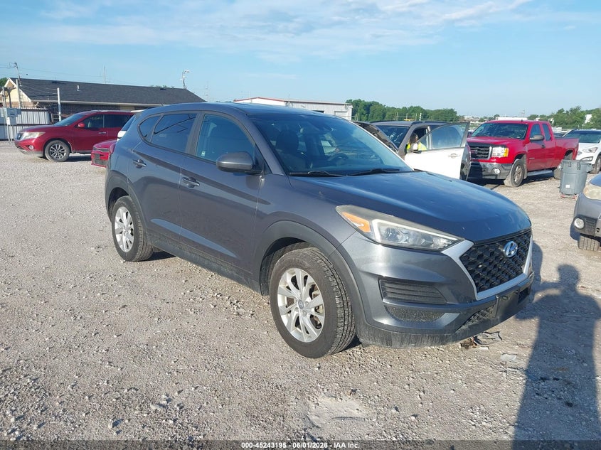 2019 Hyundai Tucson VIN KM8J23A47KU885337 IAAI salvage auction — HAIL, Salvage Title, sold $3,850 on 2026-07-06 (photo 1)