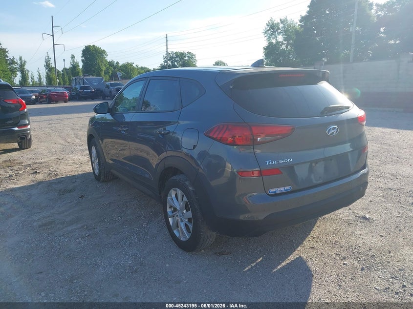 2019 Hyundai Tucson VIN KM8J23A47KU885337 IAAI salvage auction — HAIL, Salvage Title, sold $3,850 on 2026-07-06 (photo 3)