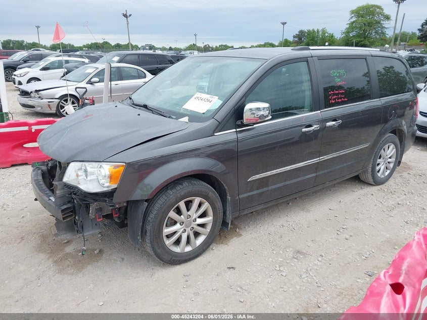 2015 Chrysler Town & country VIN 2C4RC1GGXFR655868 IAAI salvage auction — FRONT END, Salvage Title, sold $525 on 2026-07-19 (photo 2)