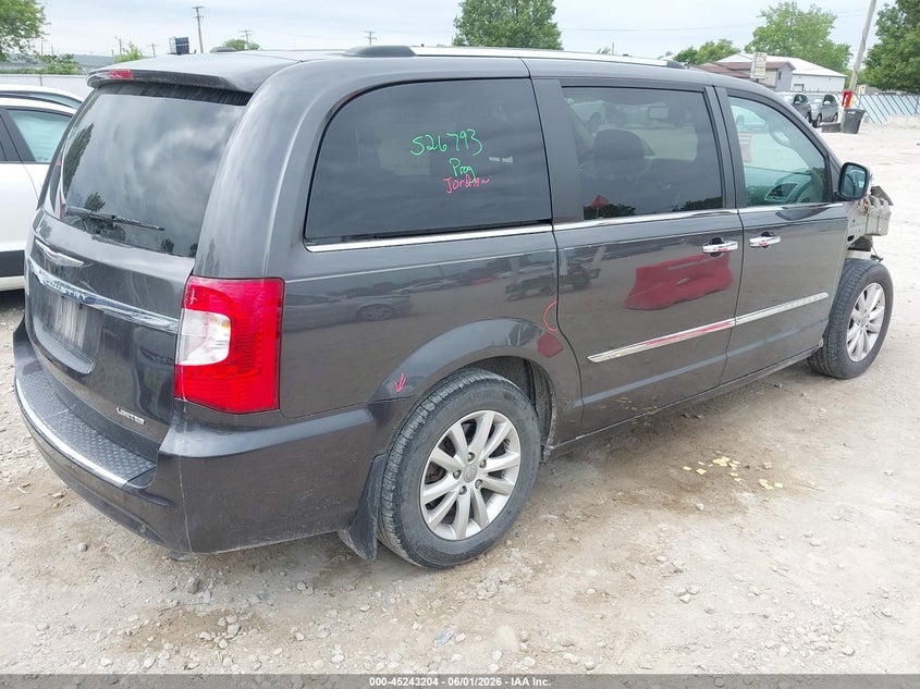 2015 Chrysler Town & country VIN 2C4RC1GGXFR655868 IAAI salvage auction — FRONT END, Salvage Title, sold $525 on 2026-07-19 (photo 4)
