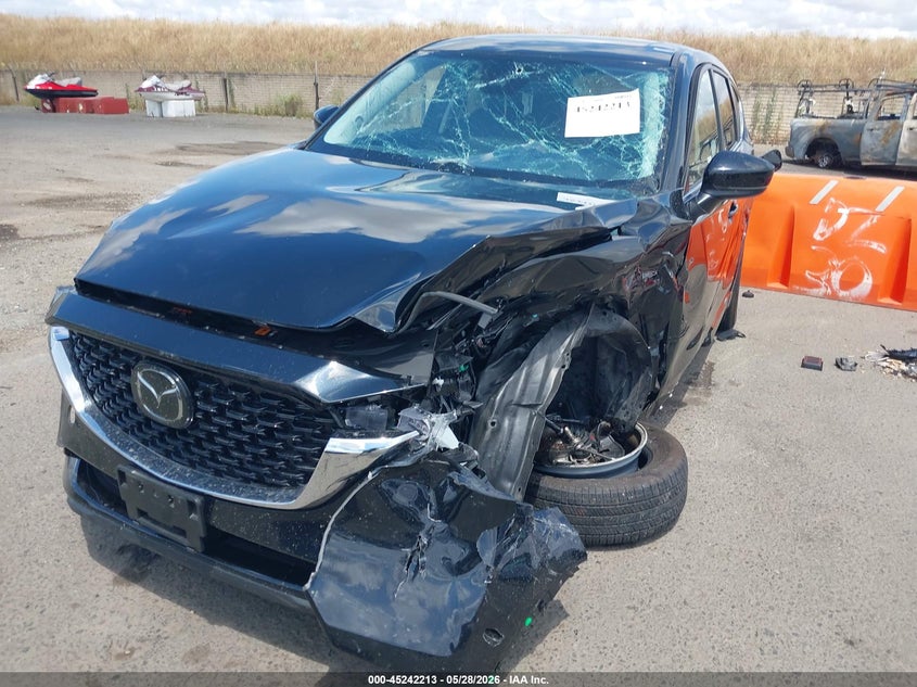 2025 Mazda Cx-5 VIN JM3KFBCL1S0643122 IAAI salvage auction — LEFT FRONT, Salvage Title, sold $1,850 on 2026-07-22 (photo 2)