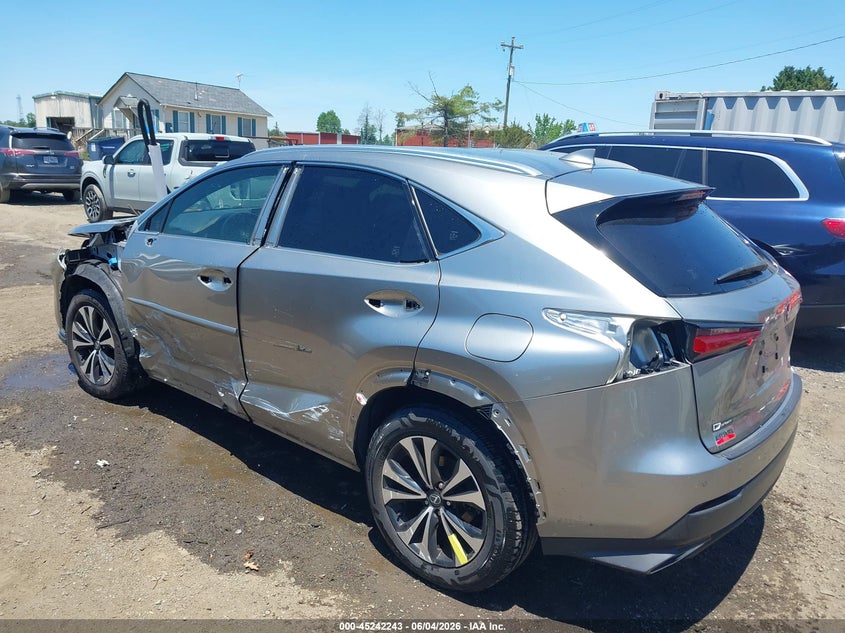 2019 Lexus Nx VIN JTJBARBZXK2180906 IAAI salvage auction — LEFT SIDE, Salvage Title, sold $9,550 on 2026-07-27 (photo 3)