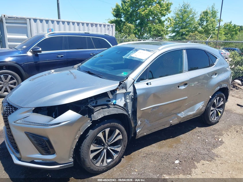 2019 Lexus Nx VIN JTJBARBZXK2180906 IAAI salvage auction — LEFT SIDE, Salvage Title, sold $9,550 on 2026-07-27 (photo 6)