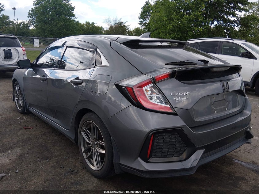 2017 Honda Civic VIN SHHFK7H7XHU407138 IAAI salvage auction — FRONT END, Clear (New Jersey), sold $4,125 on 2026-07-06 (photo 3)